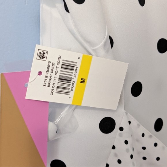 Riley & Rae Reyna Dot Print One Shoulder Blouse - Picture 3 of 3